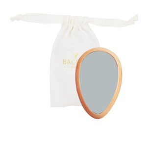 BACHCA MIROIR DE SAC EN BOIS+POCHETTE CO
