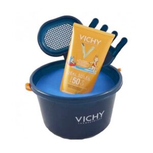 Vichy id.soleil f50 niños 300+cubo playa