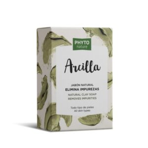 Phyto nature pastilla jabon arcilla 120 - Imagen 1