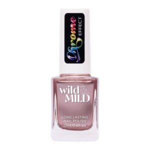 Wild&mild rise&shine chrome effect nail