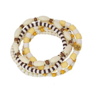 ANARTXY BRACELET SET OF 7 MADE OF HEISHI