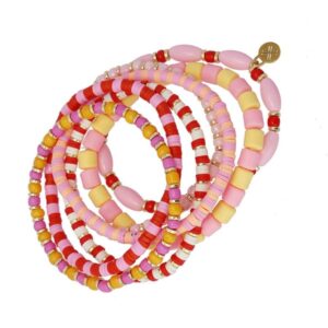 ANARTXY BRACELET SET OF 7 MADE OF HEISHI