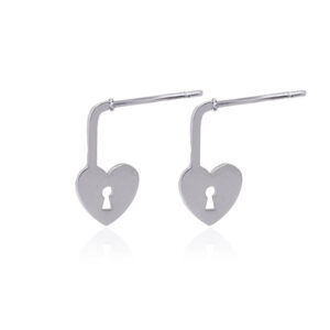 ANARTXY EARRING LITTLE HEART SHAPED LOCK