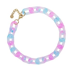 ANARTXY NECKLACE ACRYLIC ILNK MATE DUO C