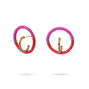 ANARTXY EARRING ROUND SHAPE 20 MM DUO FC