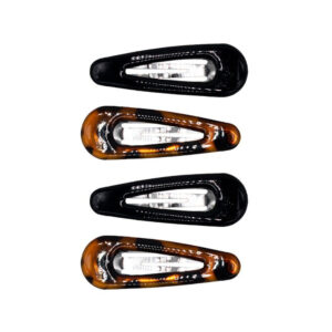 Beter clip rana 5.5 cm concha negro 4 ud