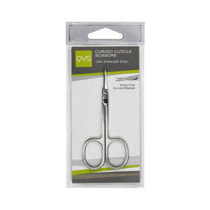 Qvs tijeras curvas cuticulas extra finas - Imagen 1