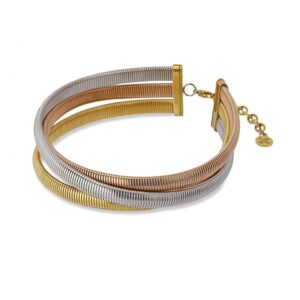 ANARTXY NECKLACE THREE TUBE ELASTIC