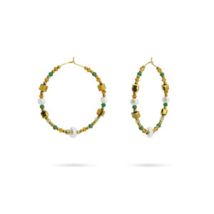 Anartxy earring aros 45 mm crystal beads