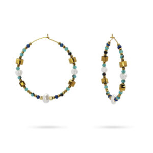 Anartxy earring aros 45 mm crystal beads