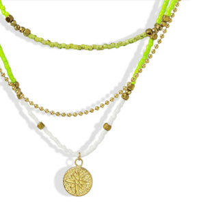 ANARTXY NECKLACE WITH MULTICHARM 3 CHAIN