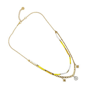 Anartxy necklace with multicharm 3 chain