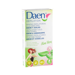 Daen aloe vera bandas bikini/axilas 16 u