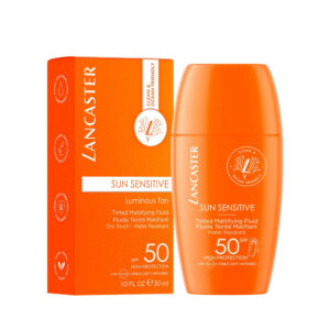 Lancaster sun sens.tinted mat.fluid f50
