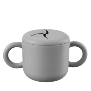 I'm cute silicone snack cup blue