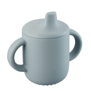 I'm cute silicone sippy cup blue