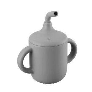 I'm cute silicone training cup&straw tau