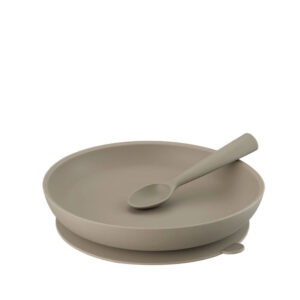 I'm cute set silicone suction plate+spoo