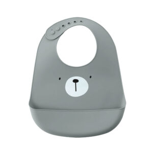 I'm cute silicone baby bib blue - Imagen 1