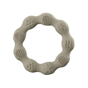 I'm cute silicone teether taupe
