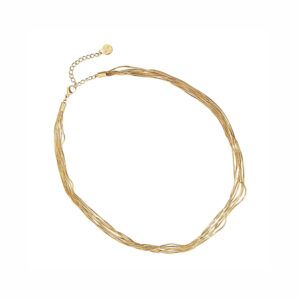 Anartxy little snake chains necklace
