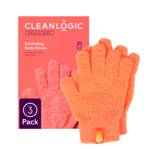 CLEANLOGIC BATH&BODY GUANTES EXFOLIANTES